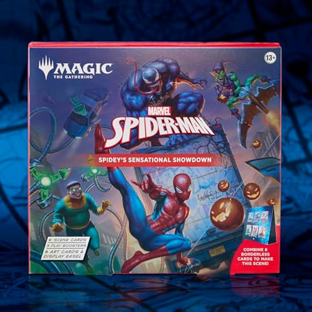 Magic: The Gathering Marvel Spider-Man Scene Box English MTG Treca Wizards of the Coast SPM D4531...