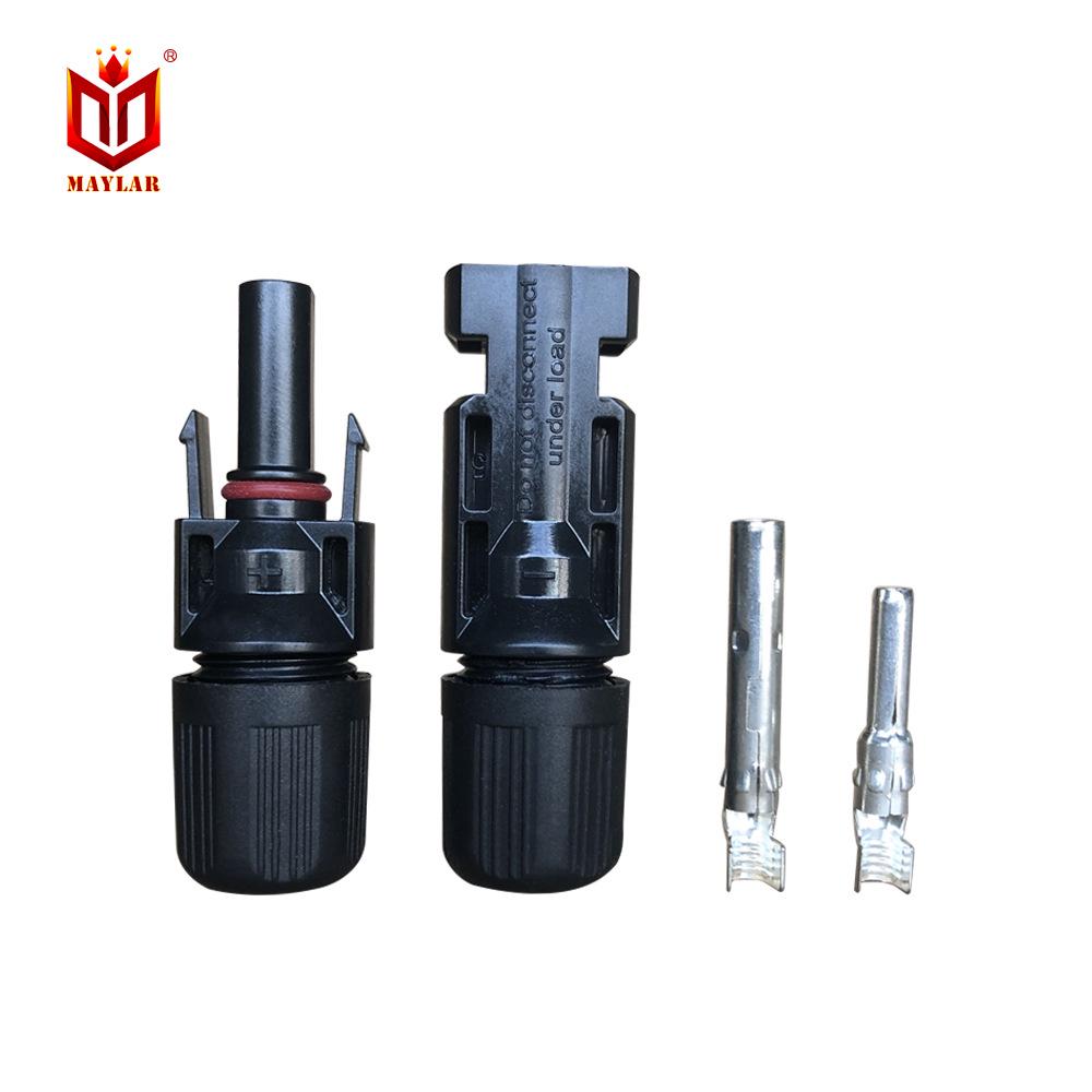 MC4 Photovoltaic Connector for Cable End - PC+Nylon Insulation Material