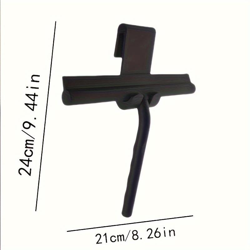 Duschabzieher, Glaswischer, Schaber, Duschabzieher-Reiniger mit Silikonhalter, Badezimmerspiegelschaber, Glasreinigung