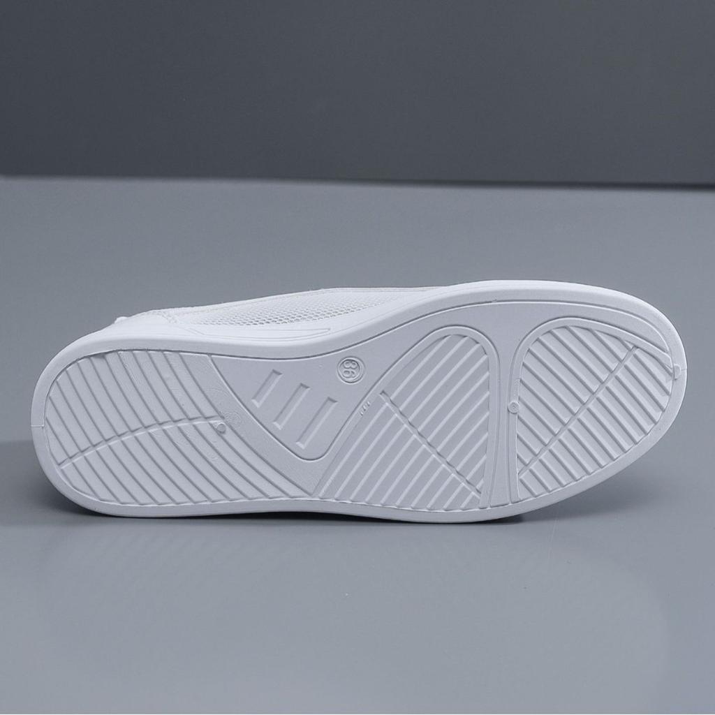 [Customization] Summer Mesh Women's Shoes Casual Shoes Non-slip and Wear-resistant Lightweight Single Shoes Soft Sole Versatile Korean White Shoes