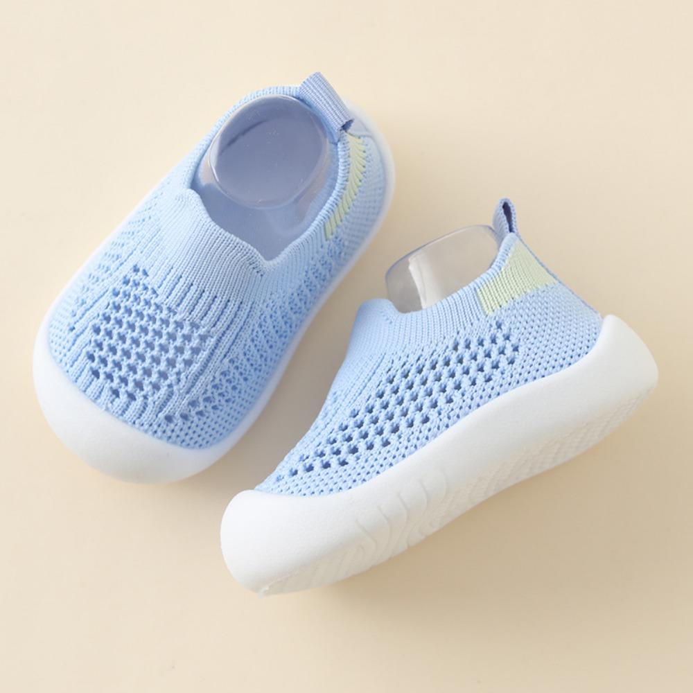 Baby Boys and Girls Mesh Breathable Toddler Shoes, Wear-resistant Non Slip Comfortable Slip On Sneakers