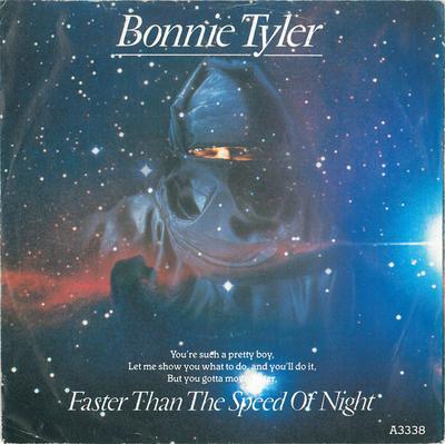 7inch Record BONNIE TYLER  Faster Than The Speed Of Night A3338 CBS 1983 UK Pop Used