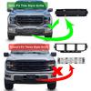 Front Bumper License Plate Brackets Holder Mounting For Ford F-150 F 150 2024 2025,Replacement For RL3Z17A385AA RL3Z-17A385-AA (May Not Fully Fit