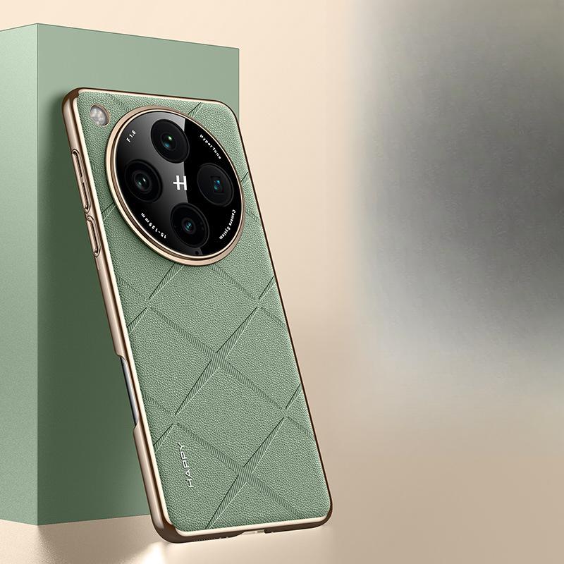 Applicable To OPPOFindX8 Mobile Phone Case Full-inclusive Lens X8 Anti-fall Business Simple Men and Women X7 Hard Leather Case