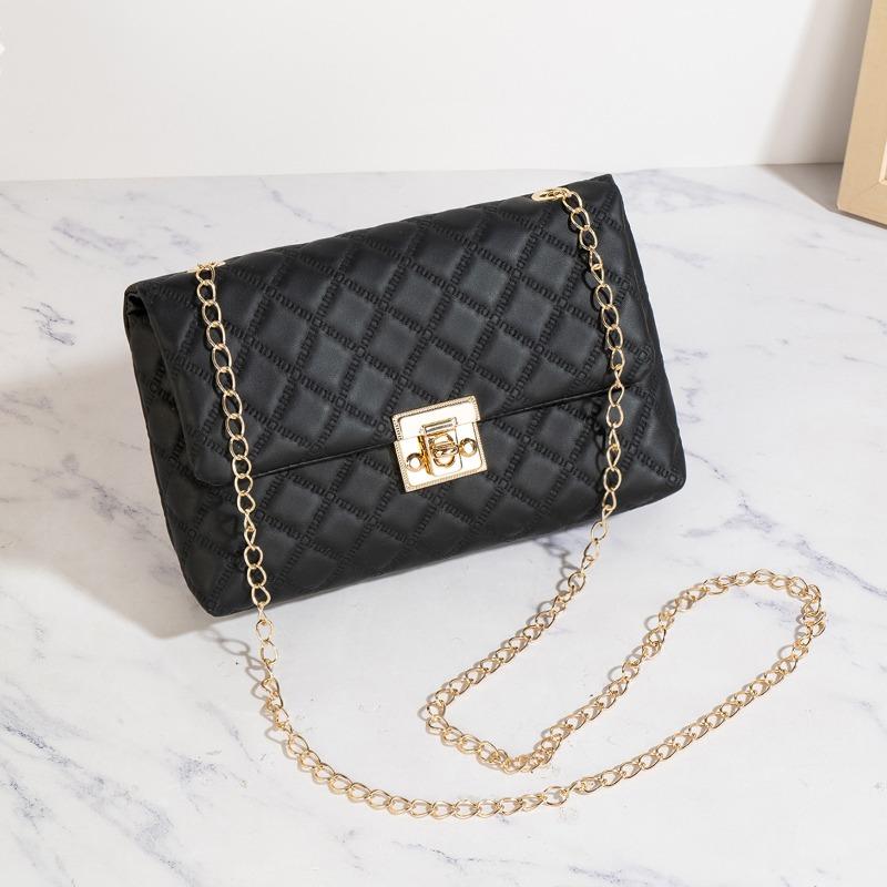 Square Buckle Embroidered Bag Womn Women's Bag Bag Women's Fashion Shoulder Bag