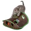 Gioco Gatti Topi Giocattolo Intelligenza Tenda a Campana con Tunnel di Gioco a 9 Fori per Gatti Pieghevole Giocattoli Caccia al Topo Mantiene Attivo il Gattino Giocattoli per Animali Domestici