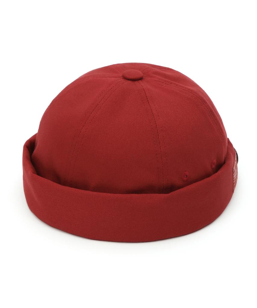 Eondeokeonteulol Cotton Brimless Cap Mold Cap / Twill Cotton / Og Red
