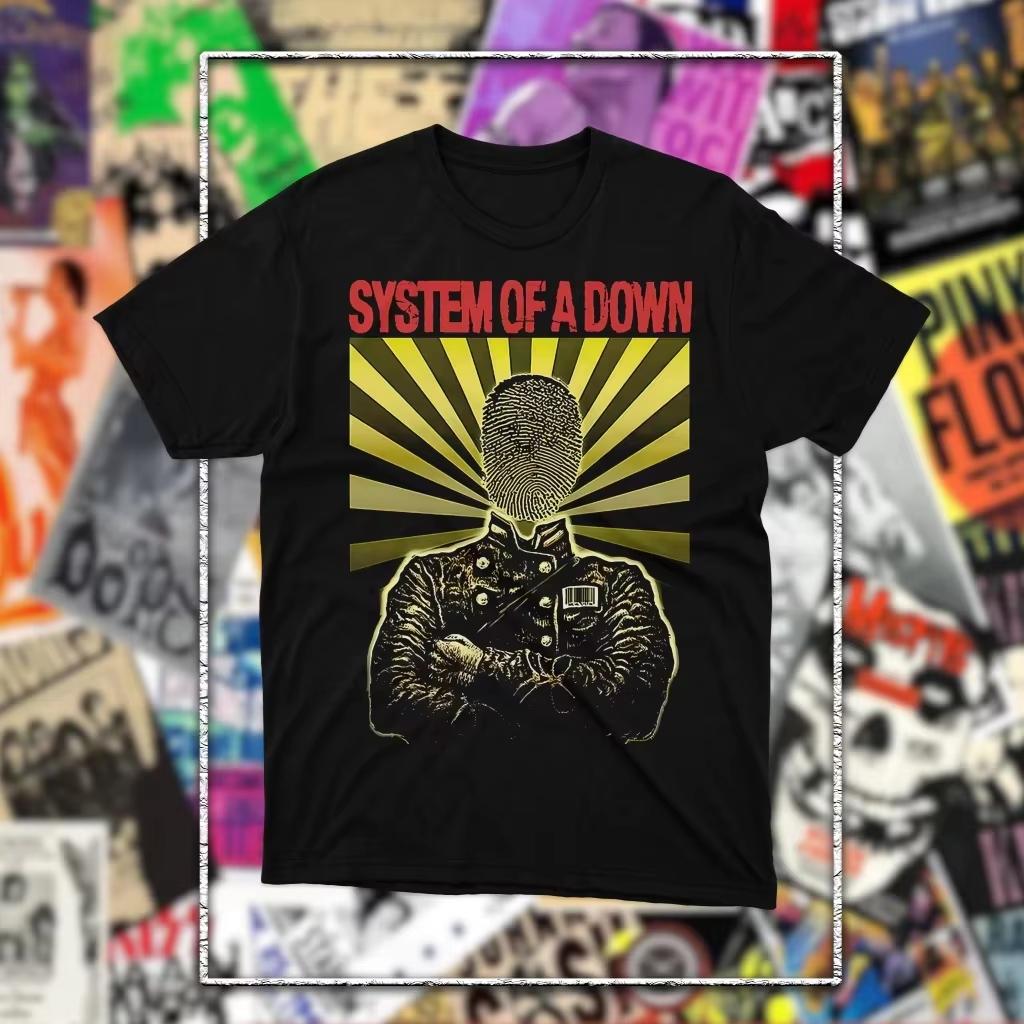 2026 Summer Fashion Trendy Tee SOAD Band System of A Down Metal Graphic New T Shirt Unisex Cotton Short Sleeve Y2k Oversized Tshirt 4XL