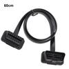 Car Auto 16 Pin Male to Female   Extension Cable Diagnostic Adapter 30cmCelsius12inch Length