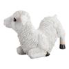 Resin Sheep Ornament Multipurpose Cute Vivid Fine Crafted Waterproof Garden Sheep Statue for Outdoor Indoor