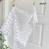 Retro Lace Scarf Bandana Headband Embroidered Hair Scarf Bohemia White Triangle Headscarf Womens Girl Floral Crochet Hair Bands