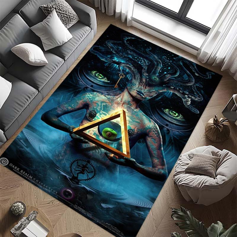 Esoteric Symbols Cosmic Harmony carpet Doormat Home Decor Protective pad Christmas gifts Fashion