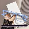 Ultralight Anti-Blue Light Colorful Reading Glasses with Spring Hinges for Women - Fashionable European & American Style