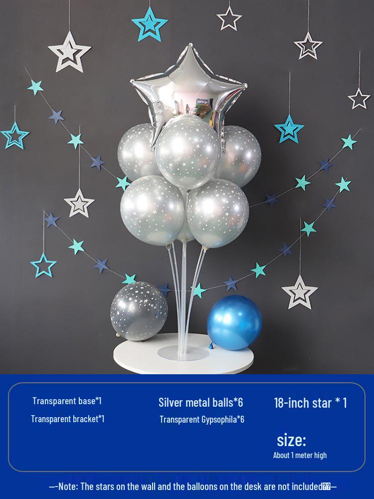 Space-Themed Astronaut Birthday Decorations for Boys: Floating Balloons & Party Supplies