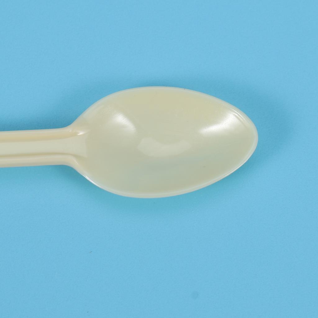 500 ks Jednorázové plastové kávové lžičky Potravinářské čajové lžičky Míchátka Swizzle Sticks pro kuchyň jídelnu