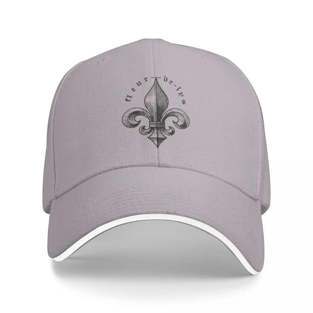 Fleur De Lys Baseball Cap Hood Custom Caps Golf Sunscreen Women's Golf Wear Men's