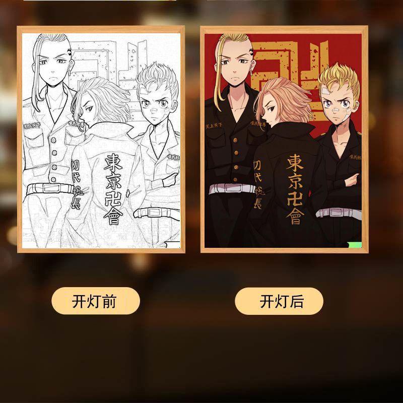 Токийские мстители Светопись Ханагаки Такэмичи Фигурка Лампа Крутой подарок