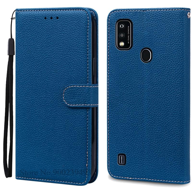 A51 Case For ZTE Blade A51 Case Soft Silicone Leather Flip Wallet Case For ZTE Blade A51 Case Back Cover Coque Fundas Etui