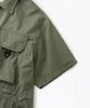 OUTSTANDING Nylon Utility Packable Half Shirt_Green
