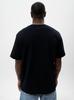 Jigga Wear Colorfull Men's Black Short Sleeve Oversize T-Shirt M