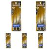 EARTH MAN Tapered Drill Bits, Hex Shank, 3mm, Set of 3 (x 5)