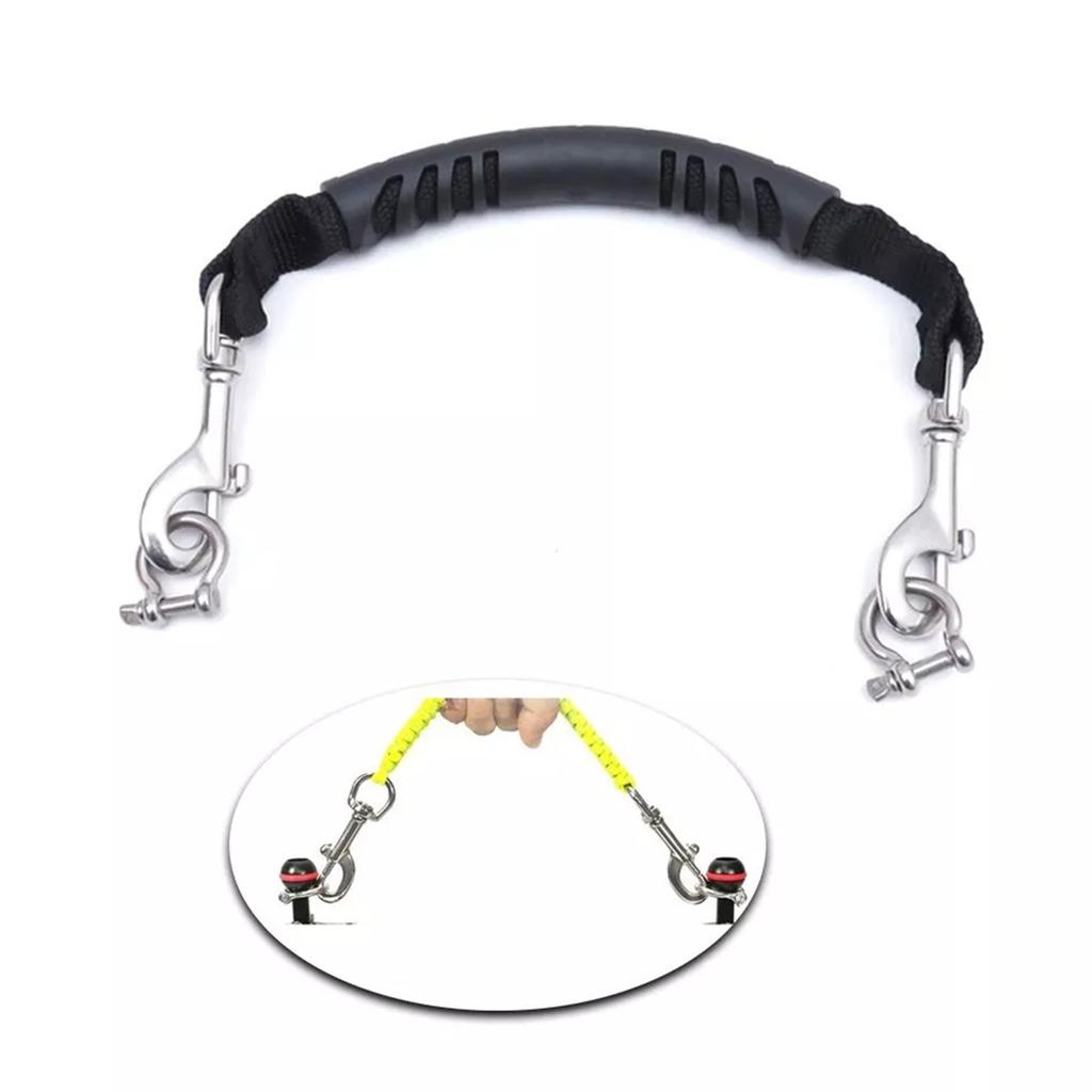 Diving Camera Lanyard Underwater Camera Rig Lanyard Straps Scuba Diving Light Camera Handle With Swivel Hooks and Clip