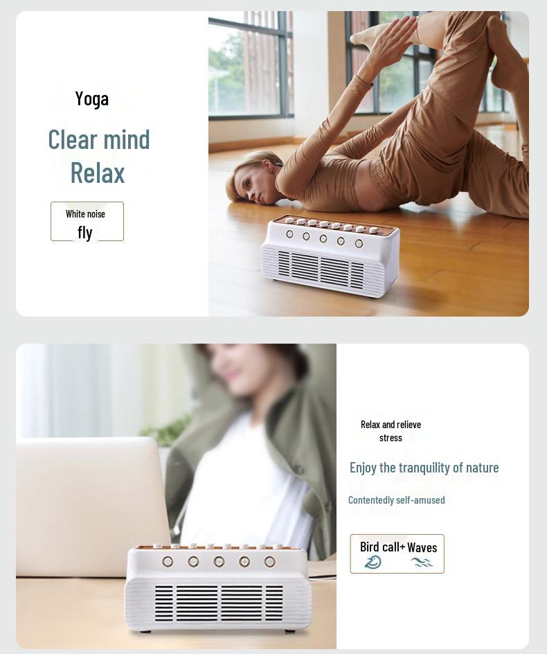 2025 High-Value Mini Wireless Bluetooth Speaker with White Noise for Desktop and Home Use