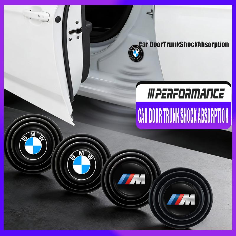 Business Black Car Door Trunk Shock Absorption And Noise Reduction Buffer Stickers For BMW X1 X2 X3 X5 X4 X6 X7 iX3 F20 F10 F07