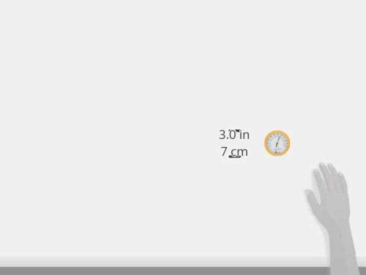 Shinwa Hygrometer Round 72668 T-3 6.5cm