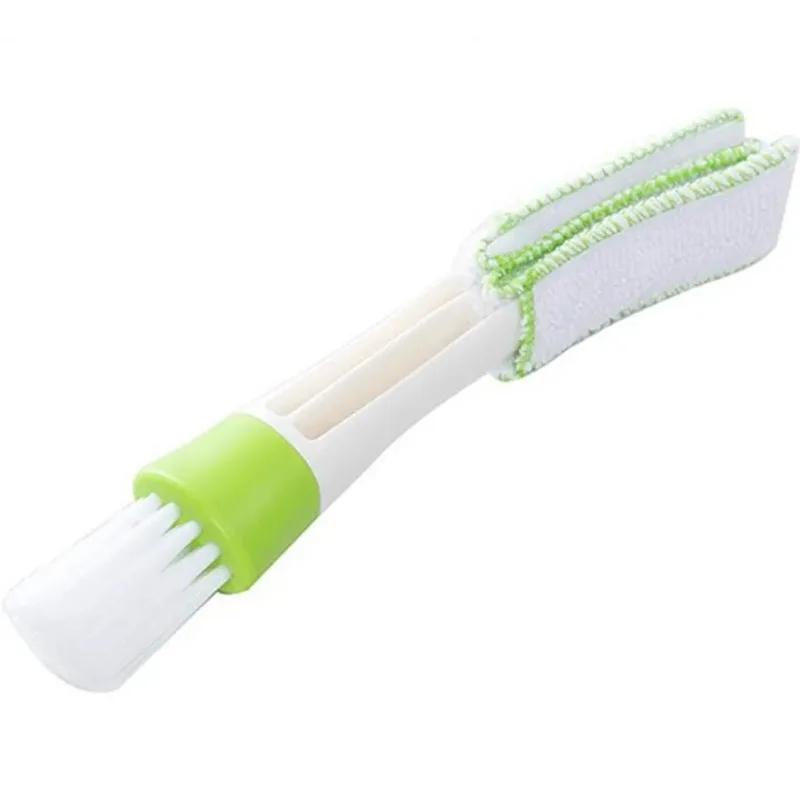 Double Head Cleaning Brush Keyboard Dust Air Conditioner Cleaner Household Computer Clean Tool Shutter Dusts Duster Brushs 1pcs