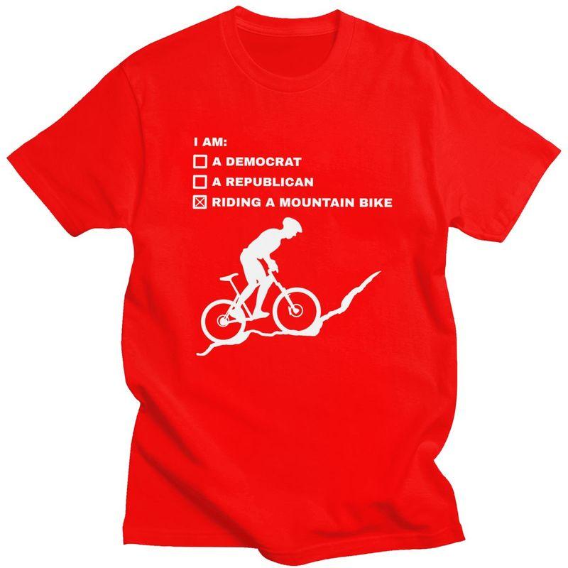 

Custom Mountain Bike T Shirts for Men Pure Cotton Tee Tops MTB Bicycle Cyclist Ride Tshirts Fashion Tshirt Clothes S