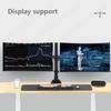 Dual Monitor Desk Mount Adjustable Dual Monitor Arm for 2 Computer Screens In 32'' Heavy Duty Dual Monitor Stand for Desk 17lbs