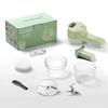 Vegetable Chopper 1PC Household Multifunctional  Rechargeable Garlic Beater Cooker Peeler Brush Dish Whisk Handheld Cooker