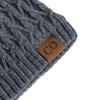 New Style Unisex Winter Hats Plush Fur Lined Men Women Warm Beanie Cap Casual CO Label Winter Ski Knitted Hats