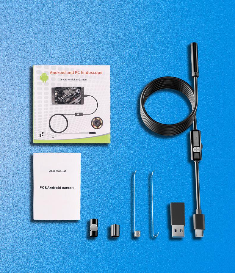 HD Industrial Endoscope Camera for Sewer and Automotive Inspection