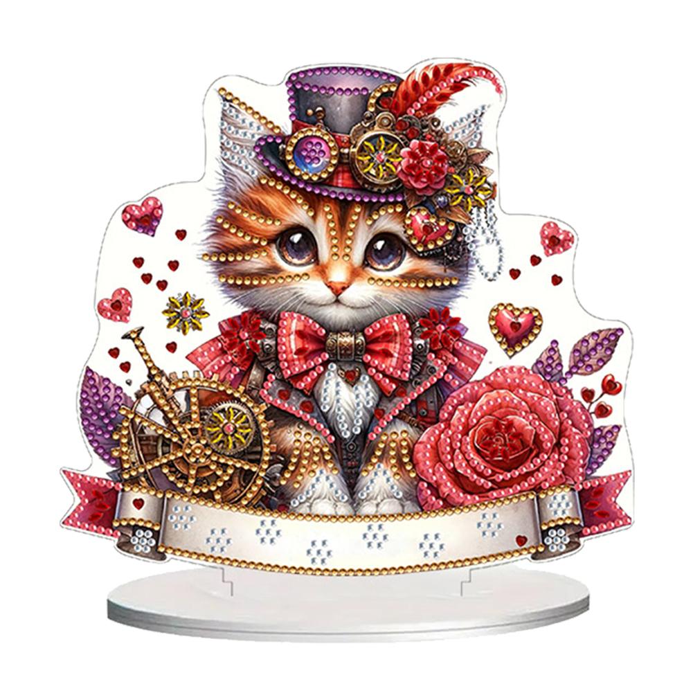 

Single-Side Desktop Diamond Art Kits Diamond Painting Desktop Ornaments Kit Diamond Painting Desktop Decorations for Home Decor