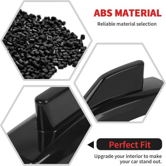 RT-TCZ Roof Antenna Cover Trim Decoration Exterior Accessories for Chevy Silverado/Suburban/Tahoe 2019-2024,for GMC Yukon/Sierra 2019-2024,Black