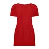 European American Style Women's Fashion Pleated Pocket Short Dress