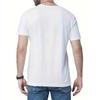 Men's Happy Duck Cartoon Print, Trendy Long Sleeve Crew Neck T-Shirt