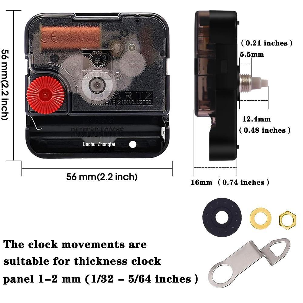 Sun Silent Quartz Clock Movement 12888 with Scanning Sun Axis