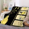 1pc Harry Potter Flannel Throw Blanket - HD Printed Lightweight Soft Warm All-Season Blanket for Sofa, Bed, Travel, Camping 054