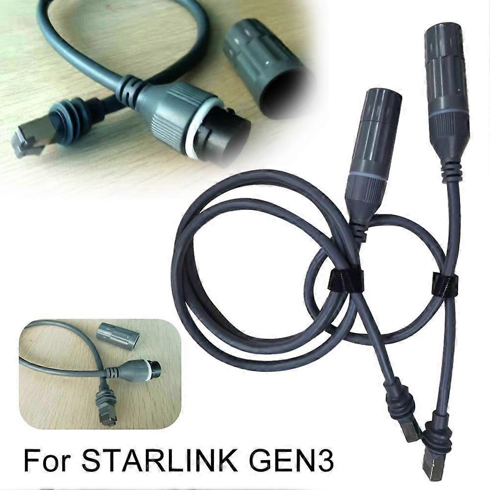 Standard Cable for Starlink Gen 3Outdoor Waterproof Adapter Cable RJ45