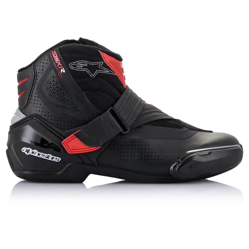 Ghete Moto Alpinestars R v2 VENTED Ghete 2224021 8059175345562 [Alpinestars] Negru/Roșu EUR42/26.5cm SMX-1