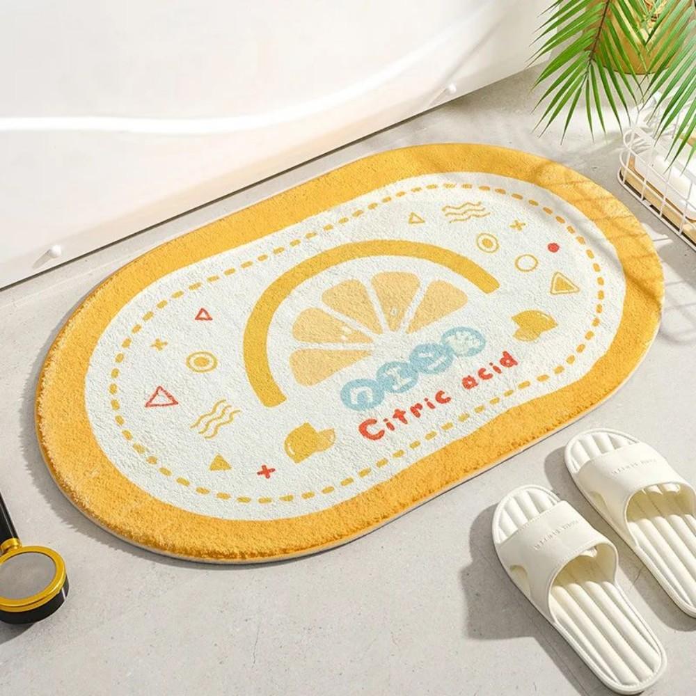 Fresh Flower Carpet Soft Anti Slip Water Absorbing Floor Mat Home Entrance Bathroom Bedroom Living Room Carpet