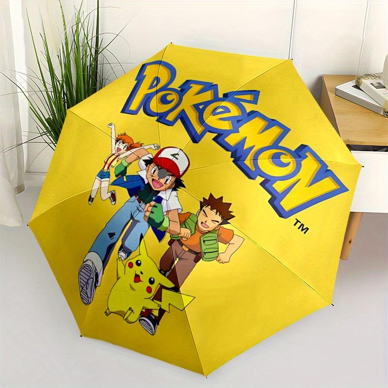 1pc Pokemon Characters Windproof Automatic Umbrella, Lightweight for Women/Men, Perfect Christmas Gift A0811219