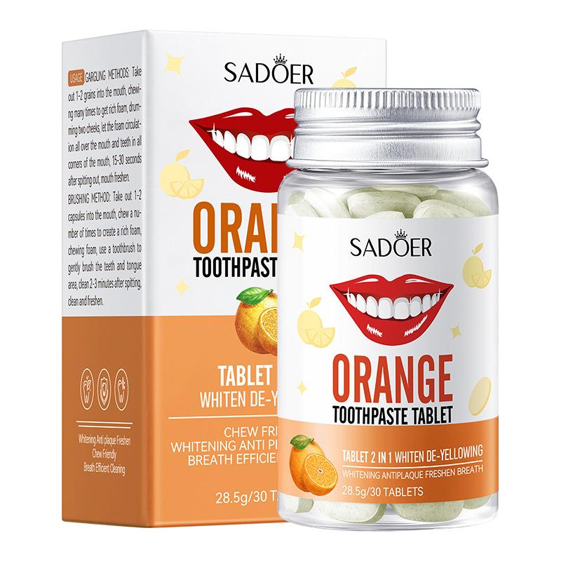Probiotic Solid Toothpaste Breath Freshener To Remove Bad Breath Oral Anti-moth Solid Teeth Removes Yellow and Cleans Teeth