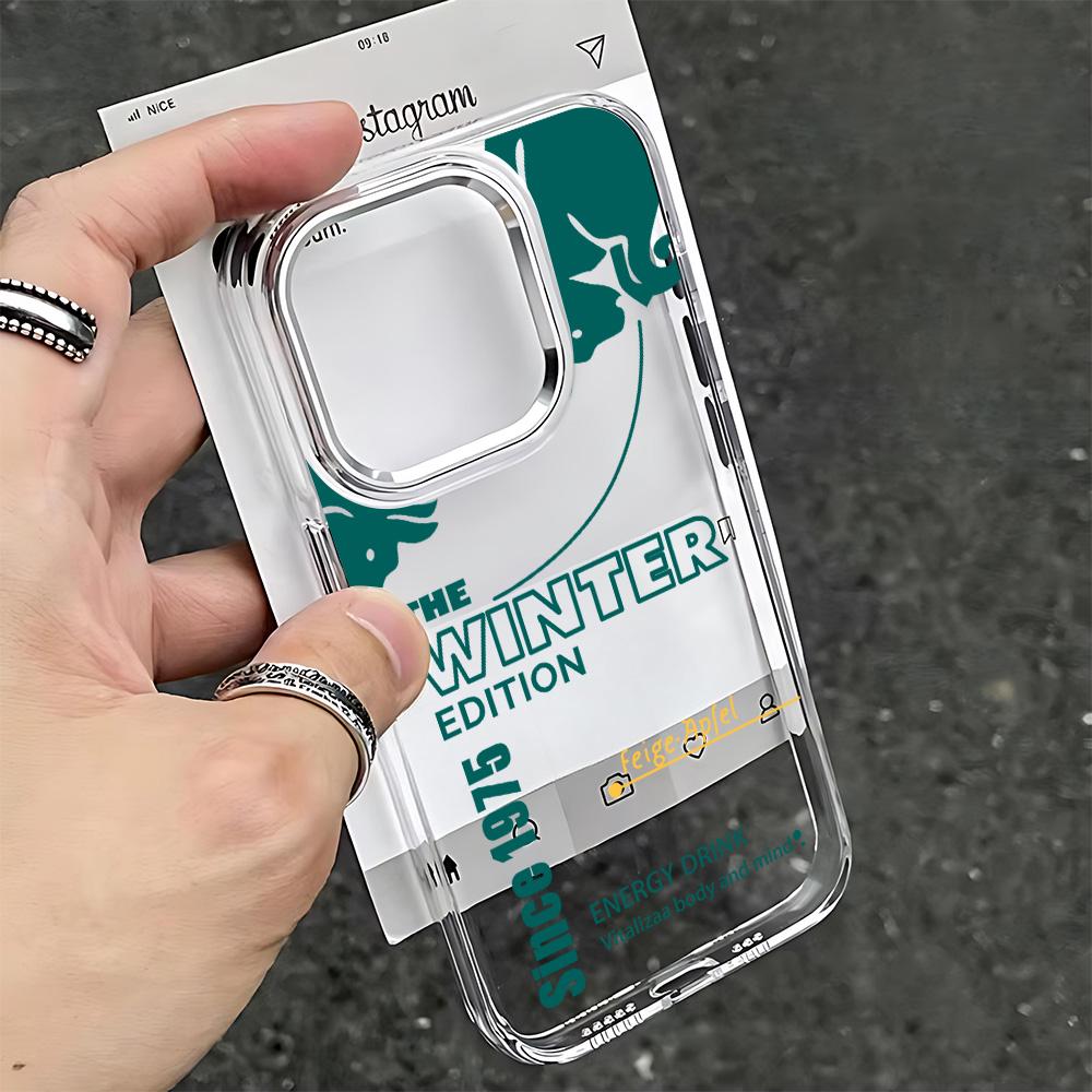 Fashion B-bulles Phone Case For IPhone 16 15 Plus 14 Pro 13 12 11 17 Pro Max 14  16 Plus 17 Air Silicone Clear Soft Cover Cases