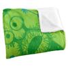 Jim Henson Signature Collection Green Monsters Silky Supersoft Blanket