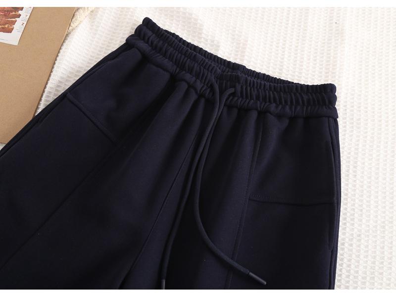 Women's High Waist Slimming Wide-Leg Sweatpants - Versatile Spring/Autumn Casual Banana Pants
