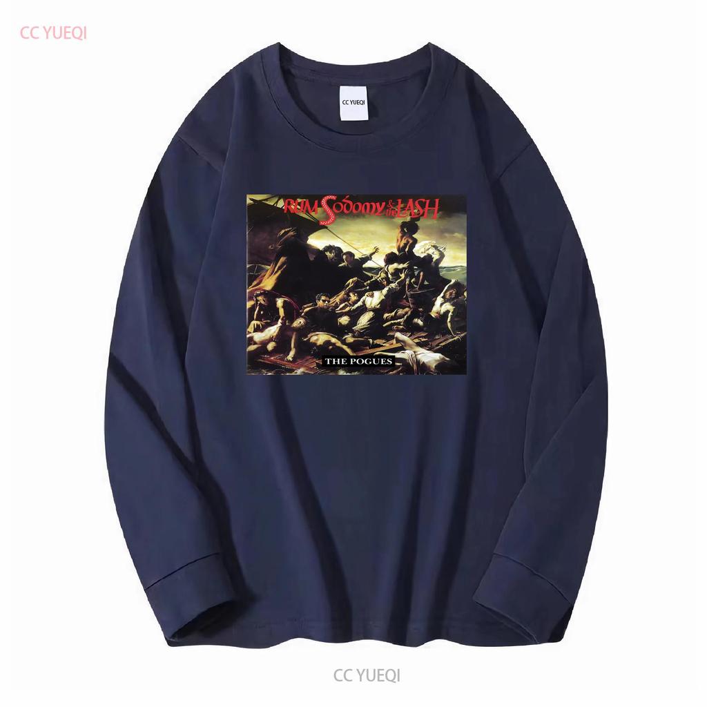 NEW THE POGUES T SHIRT Rum Sodomy and Lash S 5XL Long or Short Sleeves Vintage Washed Soft Breathable Fashion Streetwear Homme